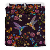 Bohemian Hummingbird Bedding Set