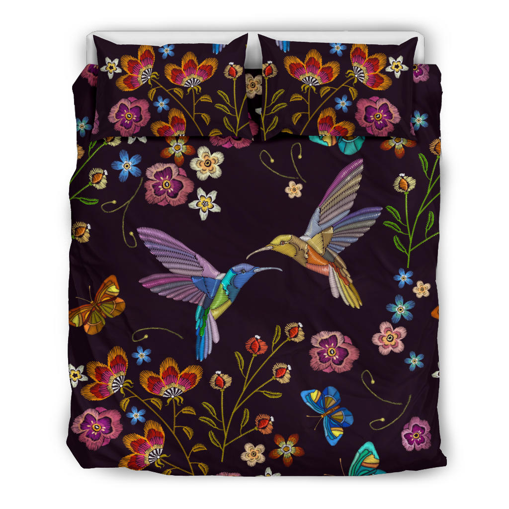 Bohemian Hummingbird Bedding Set