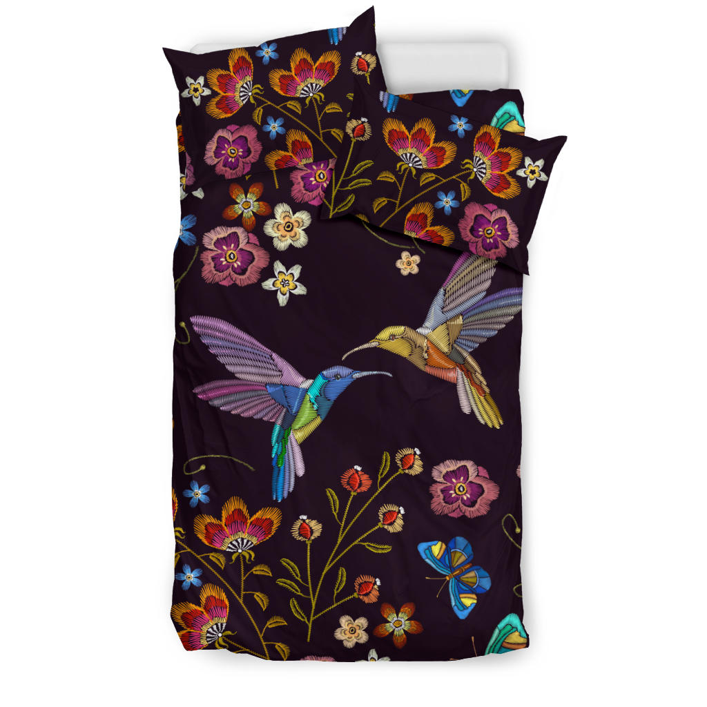 Bohemian Hummingbird Bedding Set