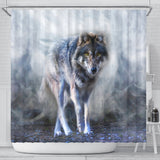 Mystical Wolf Shower Curtain