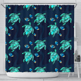 Turtle Love Shower Curtain