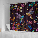 Bohemian Hummingbird Shower Curtain