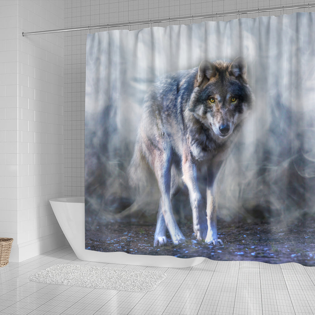 Mystical Wolf Shower Curtain