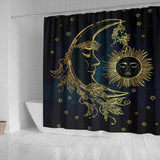 Sun & Moon Luxury Shower Curtain