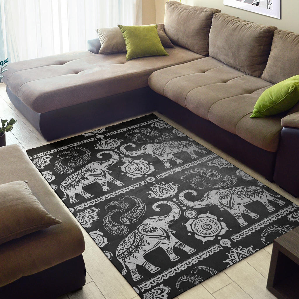 Good Fortune Elephant Rug