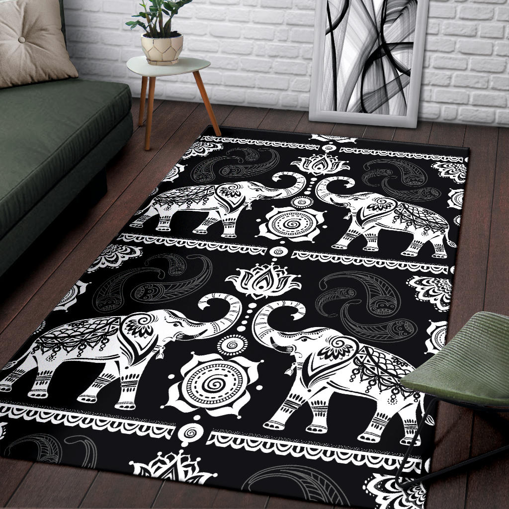 Good Fortune Elephant Rug