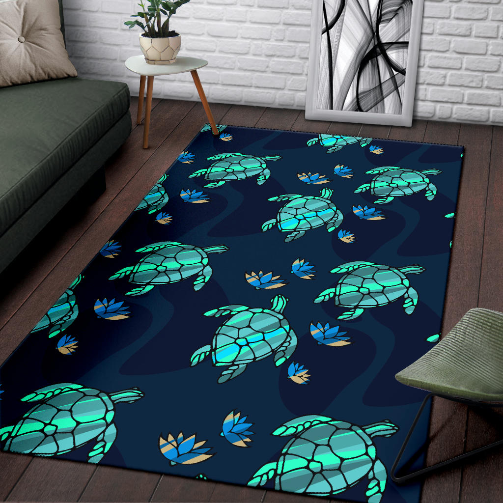 Turtle Love Rug