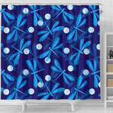 Spiritual Dragonfly Shower Curtain