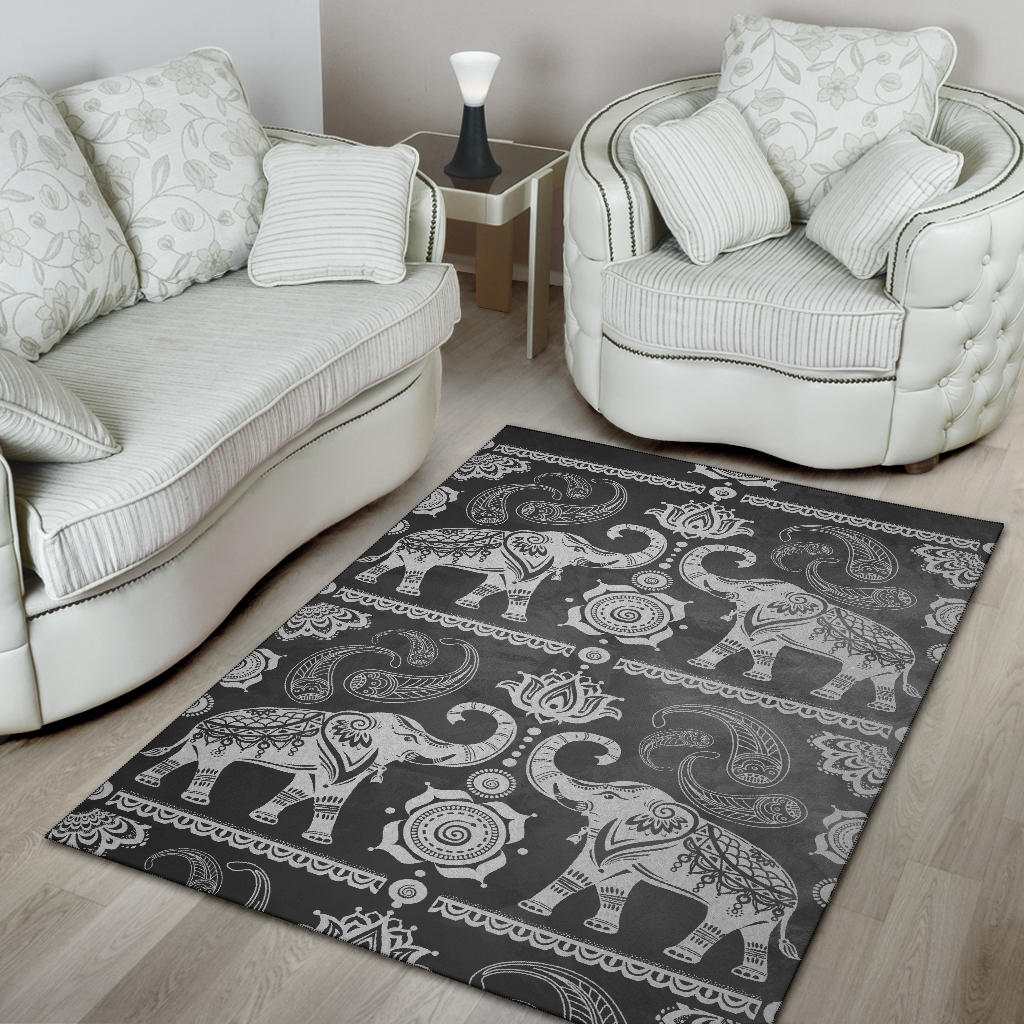 Good Fortune Elephant Rug