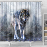 Mystical Wolf Shower Curtain