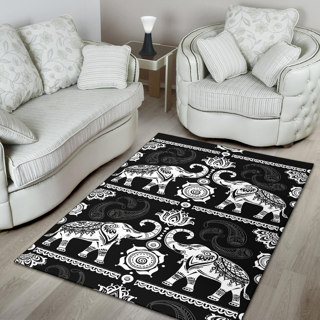 Good Fortune Elephant Rug