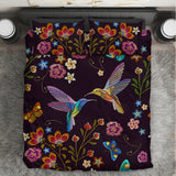 Bohemian Hummingbird Bedding Set